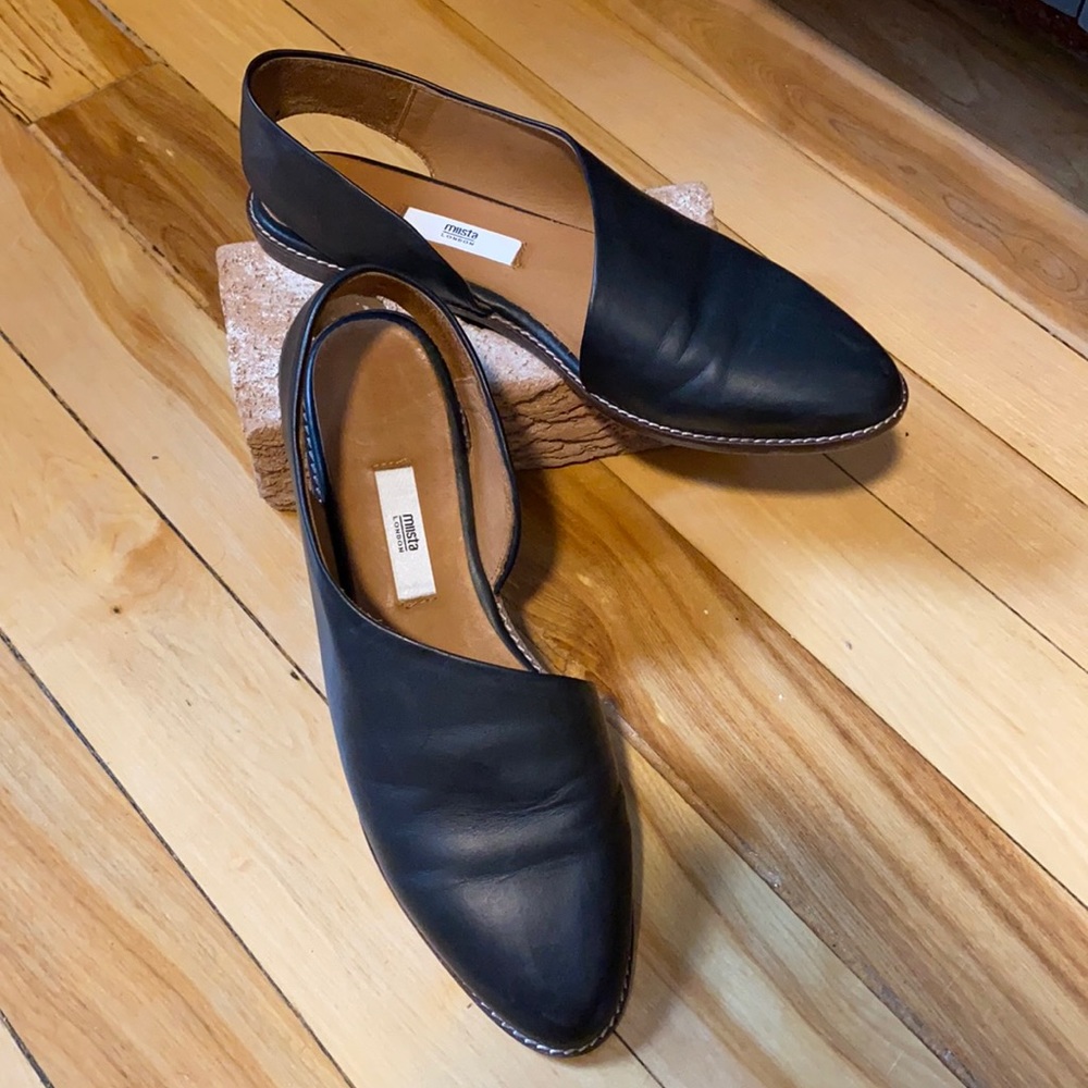 🇪🇸 Anthropologie Miista London Gala Leather Flats - Made in Spain